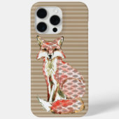 Moderne Waterverf Fox Abstract Pattern Case-Mate iPhone Case (Achterkant)