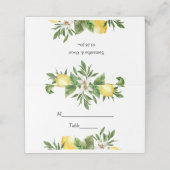 Moderne Waterverf gele leemten en leder (Buitenkant ongevouwen)