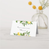 Moderne Waterverf gele leemten en leder (Voorkant)