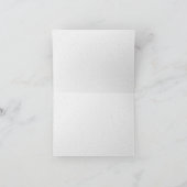 Moderne Waterverf Glitter Foliage BarefootBride™ Bedankkaart (Binnen)