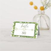 Moderne Waterverf Greenery Wedding (Voorkant)