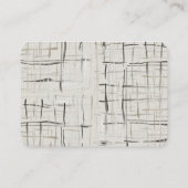 Moderne Waterverf Groen in Grijze Cactus Website R Visitekaartje (Achterkant)