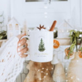 Moderne Waterverf kerstboom vakantie Mokken