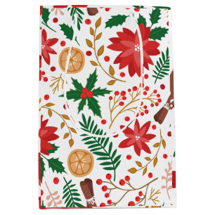 Moderne Waterverf kerstboompijn Medium Cadeauzakje