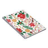 Moderne Waterverf kerstboompijn Notitieboek (Rechterzijde)