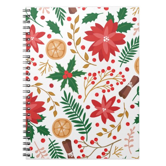 Moderne Waterverf kerstboompijn Notitieboek (Voorkant)