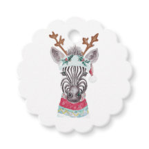 Moderne waterverf kerstschilderkunst