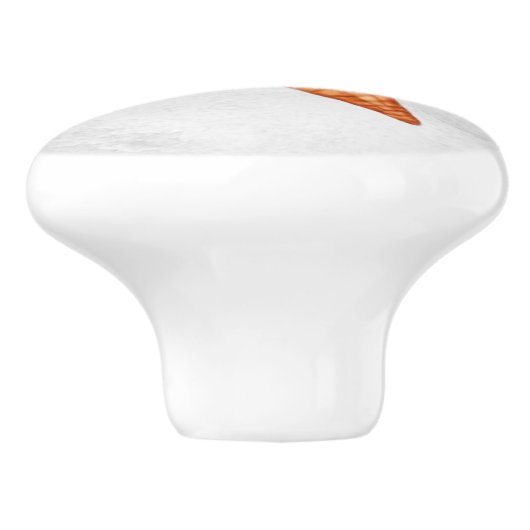 Moderne Waterverf kuststrand Zeesterren schelpen Keramische Knop (Zijkant)