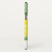 Moderne Waterverf laat Lemon Monogrammed Case-Mate iPhone Case (Achterkant / rechts)