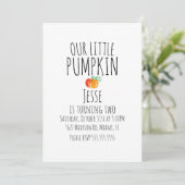 Moderne Waterverf Little Halloween Pumpkins Kaart (Staand voorkant)