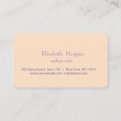 Moderne Waterverf Macarons Loyalty Kaart (Achterkant)