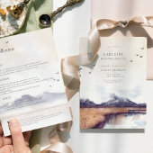 Moderne Waterverf Meer Bachelorette Weekend Kaart