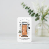 Moderne Waterverf met middelbare snelheid, voordeu Visitekaartje (Staand voorkant)