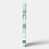 Moderne Waterverf Ocean Zee Persoonlijke naam Case-Mate iPhone Case (Achterkant / Rechts)