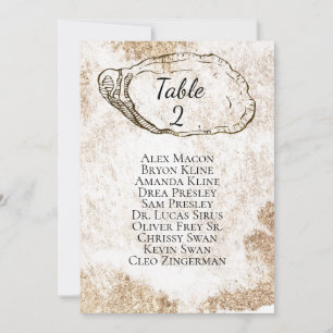 Moderne Waterverf oester-band Kaart