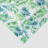 Moderne Waterverf palmbladeren Tissuepapier (Detail)