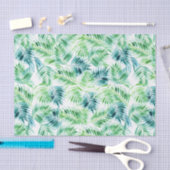 Moderne Waterverf palmbladeren Tissuepapier (Craft)