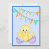 Moderne Waterverf Pasen Brunch Egg Hunt Kaart (Achterkant)