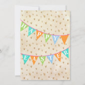 Moderne Waterverf Pasen Brunch Egg Hunt Kaart (Achterkant)