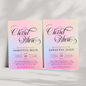 Moderne Waterverf Pastel Cloud Negen Baby shower Kaart