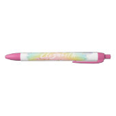 Moderne Waterverf Pastel Rainbow Name Pen (Bodem)