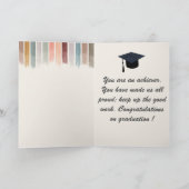 Moderne Waterverf penseelstreek zurse Afstuderen Kaart (Binnen)