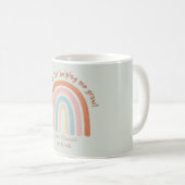 Moderne Waterverf Regenboog Leraar Dank U Mok (Voorkant rechts)