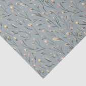 Moderne waterverf roze gele bloemen2 tissuepapier (Detail)