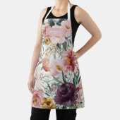 Moderne waterverf roze roze elegant oma schort (Insitu)