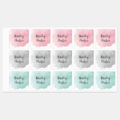Moderne waterverf script Kindernaam Waterdicht Labels (Vel)