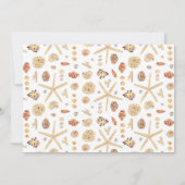 Moderne Waterverf Seashells Aankondiging