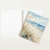 Moderne Waterverf Seaside Beach Kust Persoonlijk Planner (Display)