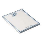 Moderne Waterverf Seaside Shell Nautical Notitieblok (Schuin)