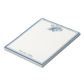 Moderne Waterverf Seaside Shell Nautical Notitieblok (Gedraaid)