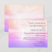 Moderne Waterverf Tropische Zee-weduwenkaart Kaart (Voorkant / Achterkant)