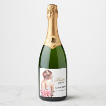 Moderne Waterverf Trouwjurk Vrijgezellenfeest
