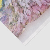 Moderne waterverf van gekleurde sneeuwbomen tissuepapier (Detail)