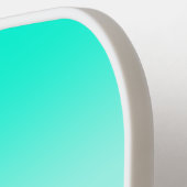 Moderne Waterverf van groene gradiënt Lente natuur Pickleball Paddle (Links Detail)