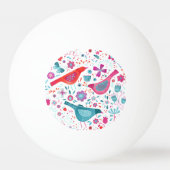 Moderne Waterverf van vogelpest Pingpongballen (Voorkant)