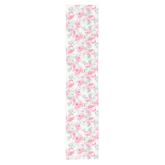 Moderne Waterverf volken en Griekenland Korte Tafelloper (Voorkant)