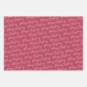 Moderne Waterverf voor geblindeerde kerstmis Inpakpapier Vel (Voorkant 2)