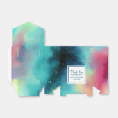 Moderne Waterverf voor groene en rode ruimte Bedankdoosjes (Uitgevouwen)