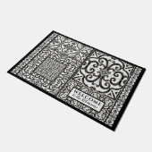 Moderne Waterverf voor zwarte en witte broederij Deurmat (Schuin)