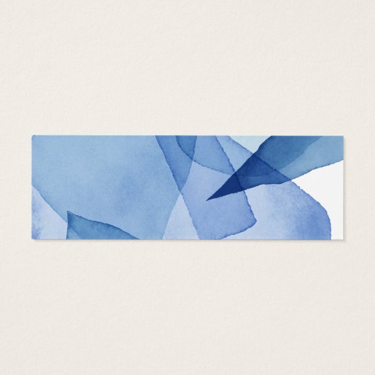 Moderne Waterverf Vormt Bruiloft Website Kaart (Achterkant)