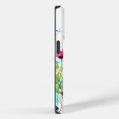 Moderne Waterverven Red Poppy's & Spring Flowers Case-Mate iPhone Case (Achterkant / Rechts)