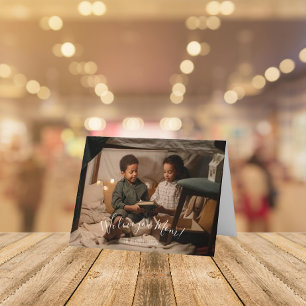 Moderne We Love You Moeder Foto Moederdagkaart Kaart