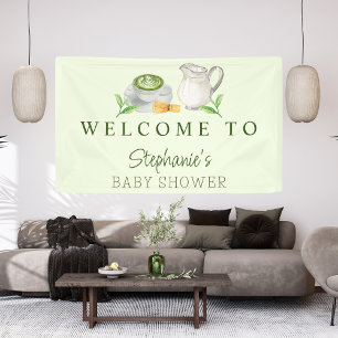 Moderne We Love You Zo Matcha Groene Thee Baby Sho Spandoek