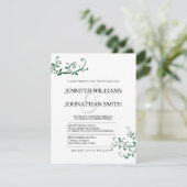 Moderne weddenschappen kaart (Staand voorkant)