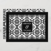 MODERNE WEDINGINVITATIES : kleurt 10 Kaart (Voorkant / Achterkant)