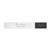 Moderne wedloop rond handschrift (Individueel)